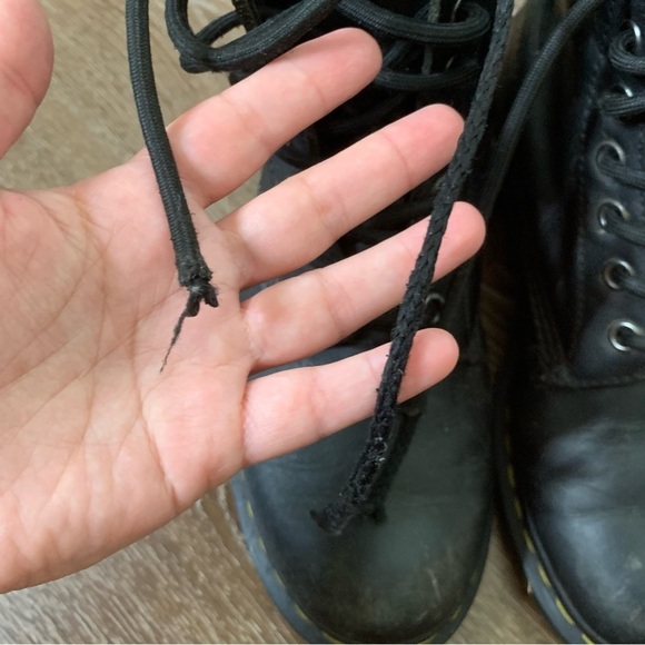 Doc martens womens black 1460 lace up boots 7 - Picture 6 of 12